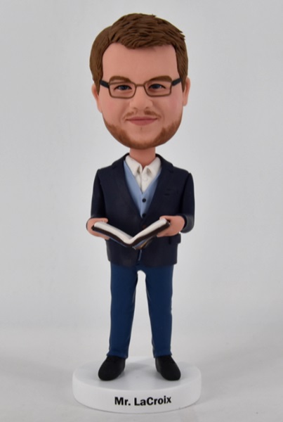 Custom Custom Boss Bobblehead Reading Book Custom Custom Boss Bobblehead Reading Book