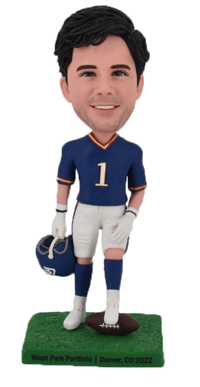 Custom Personalized Bobbleheads Rugby NY Giants