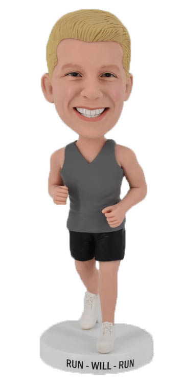 Personalized Bobbleheads Runner Running