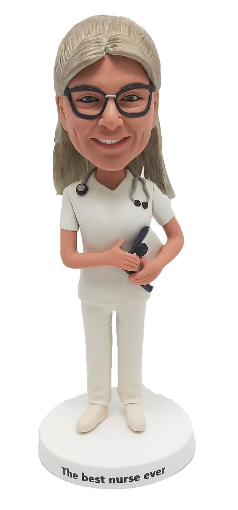Personalized Bobblehead Nurse Therapist