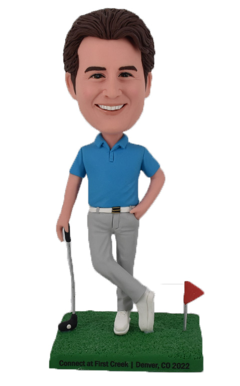 Custom Custom Bobblehead Personalized Bobbleheads Golfer