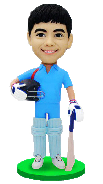 Custom Bobblehead Cricket Player