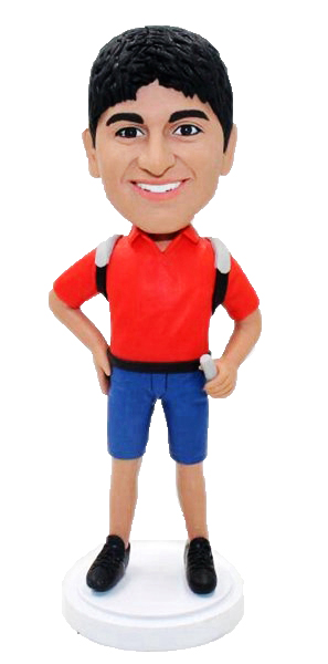 Custom Bobbleheads Backpacker