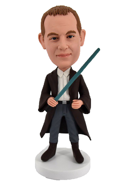 Custom Bobbleheads Figurines Jedi Knight Bobbleheads Personalized