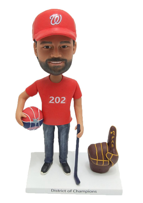Custom Bobbleheads #1 Fans Bobbleheads Gifts For Husband