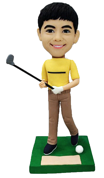 Custom Bobblehead Golf Player