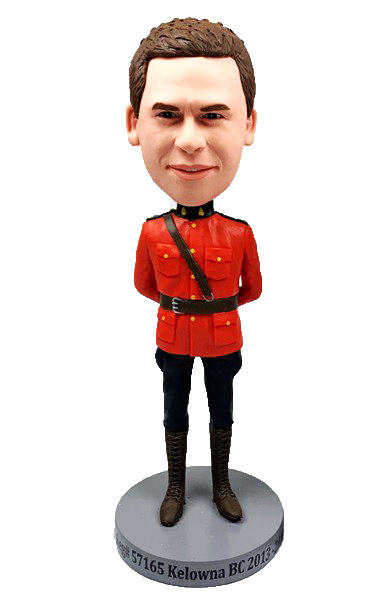 Custom Bobblehead Mountie