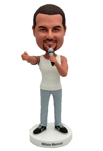 Custom Bobblehead Singer