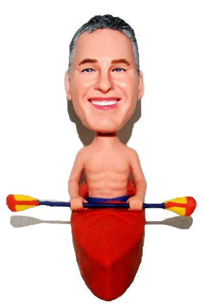 Personalized Bobbleheads Kayaking