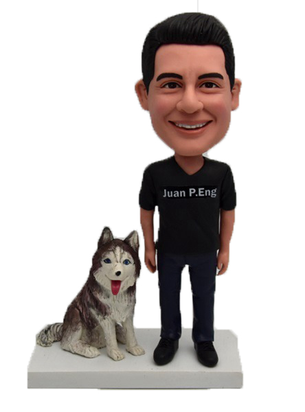 Custom Bobblehead With Pet