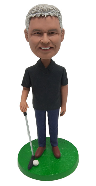 Personalized Bobblehead Of Golf Boss/Businessman