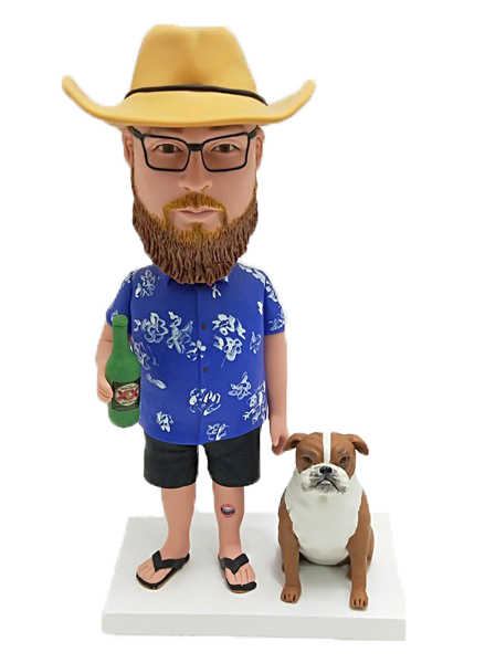 Custom Bobbleheads Hawaii With Pet