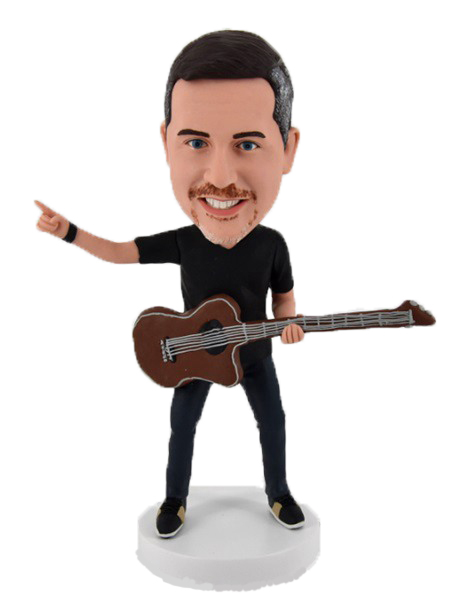 Custom Bobblehead Guitar Player