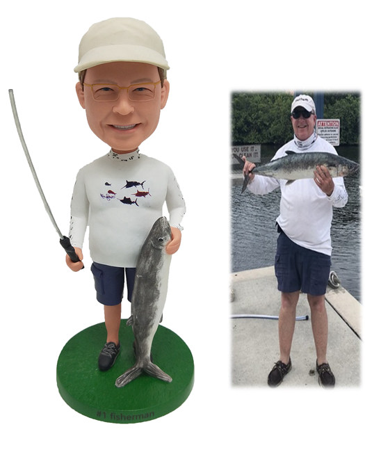 Custom Bobbleheads Create My Own Fishing Bobbleheads