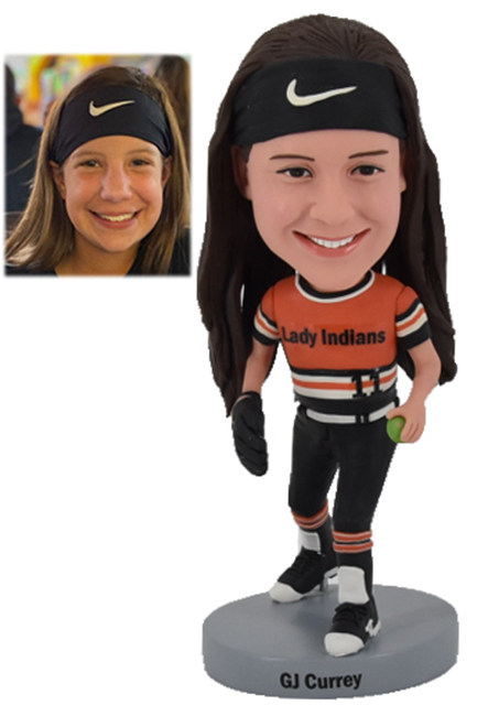 Custom Bobblehead Create My Own Softball Player Bobbleheads