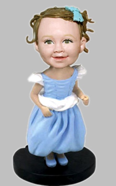 Custom Cute Little Girl bobblehead