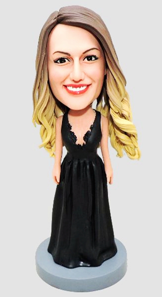Personalized Lady Bobblehead Gift