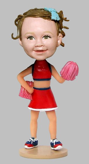 Custom Girl Cheerleader bobblehead