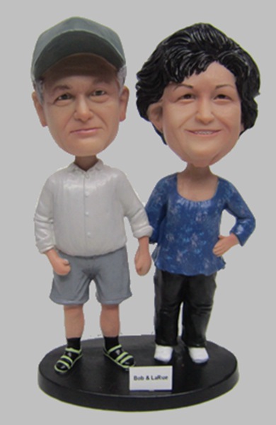 Custom couple dolls anniversary gift for parents