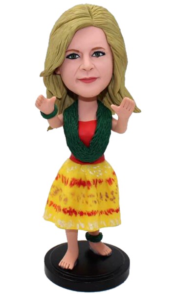 Custom Bobbleheads Create your own bobbleheads Hula girl