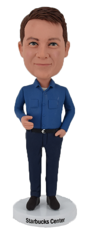 Custom Bobbleheads Business Casual Male