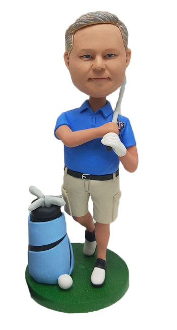 Personalized Bobbleheads Golf Player