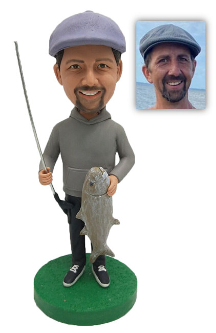 Custom Bobbleheads Fishing Bobbleheads Your Own Personalized